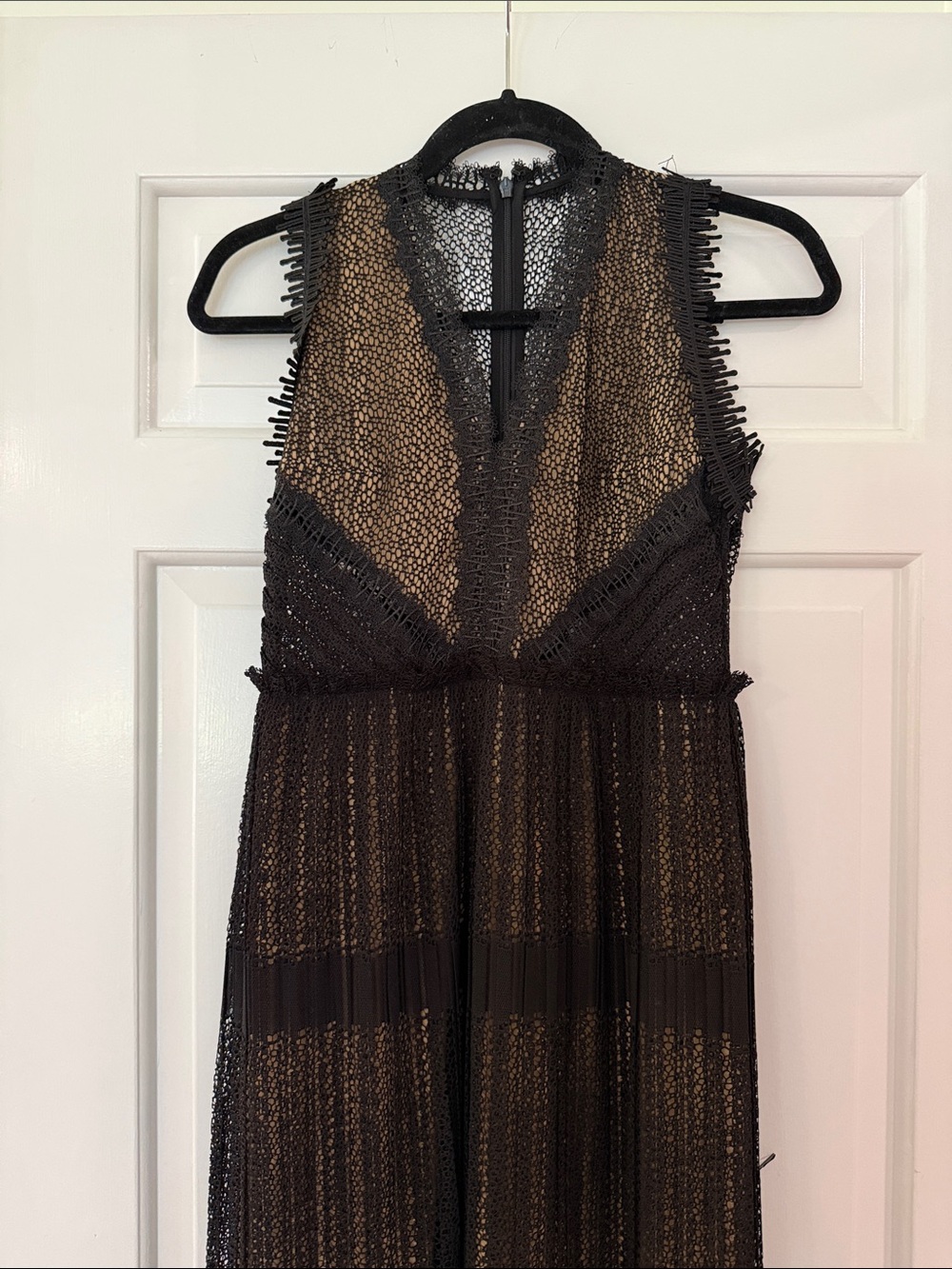 Alexis Black Lace Midi Dress